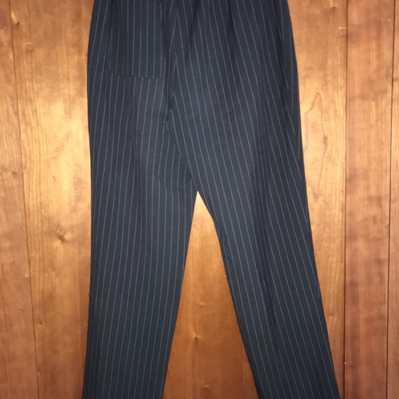 High Waisted Pin-Striped Pants - Picture 4 of 5